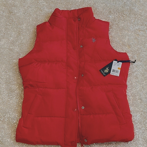 WOW...NWT!! POLO RED PUFFER VEST Sz S - Picture 1 of 6